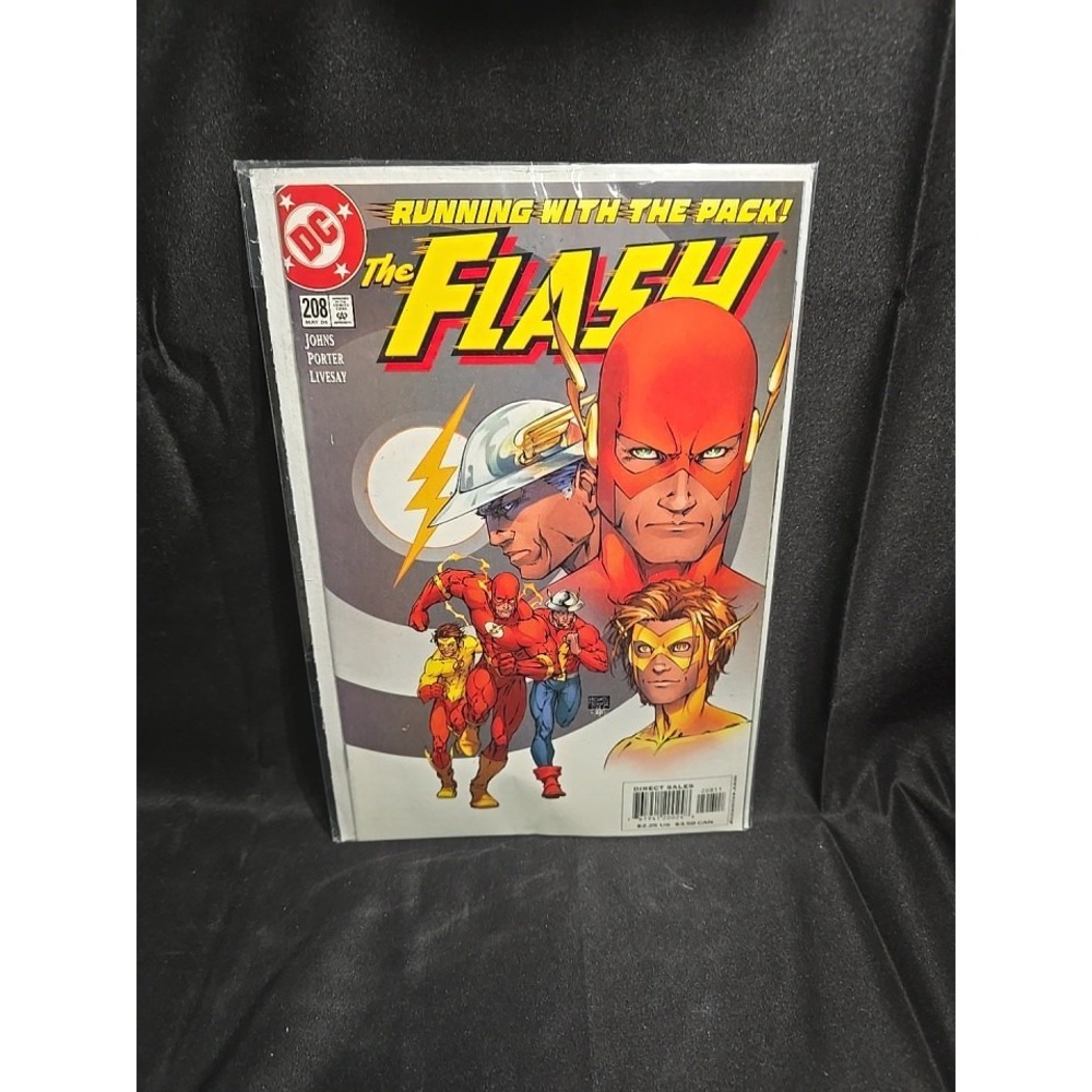 DC Comics The Flash 208 Running With The Pack Johns Porter Livesay Comic Book
